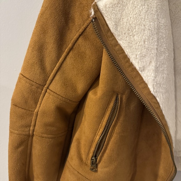 SOLD vintage lucky brand faux suede moto jacket - Picture 3 of 4